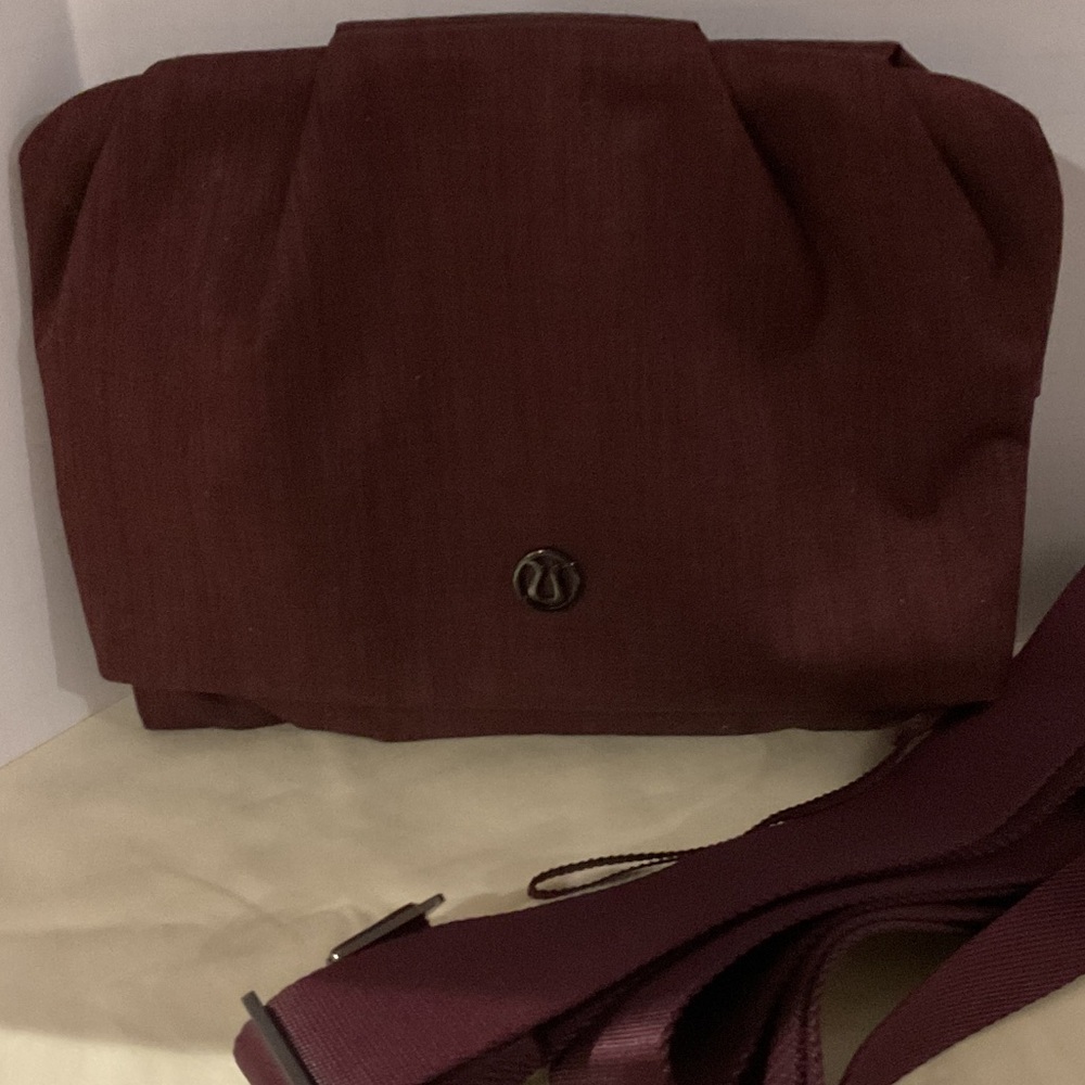 Lululemon Athletica Burgundy Crossbody Bag